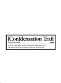(Con)densation Bumper Sticker